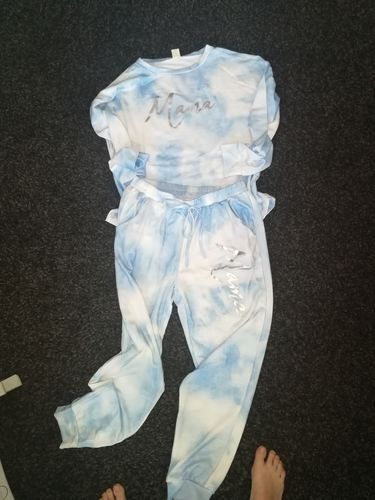 Customer photo review of Personalised Leyton Infants Tracksuit & Tee 3 Piece Set (MRK X)