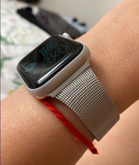 Customer photo review of Milanese Thin Watchband Strap
