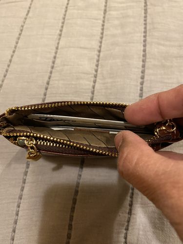 Customer photo review of Limoges Leather Wallet