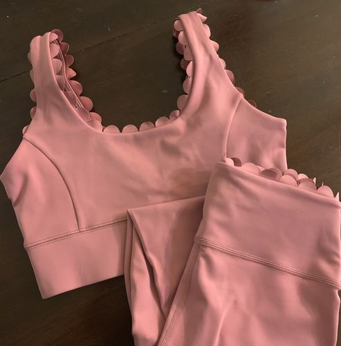 Customer photo review of Scallop Bra - Dark Blush