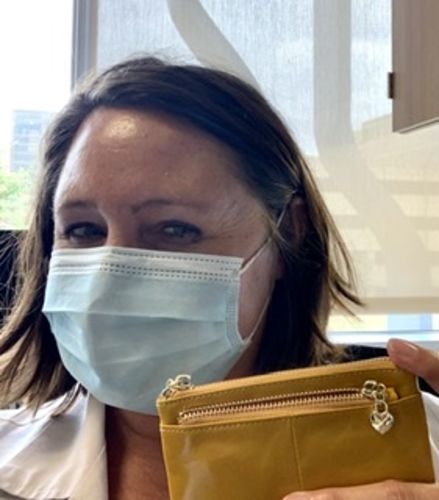 Customer photo review of Limoges Leather Wallet