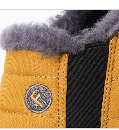 Customer photo review of lazzy Women's cotton shoes low cut snow boots