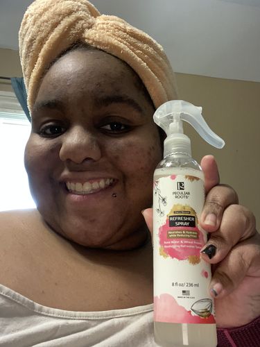 Customer photo review of Refresher Spray w/ Rose Water | 8 oz