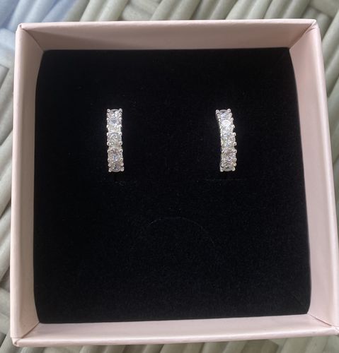 Customer photo review of Classy Ohrringe I 925 Sterling Silber