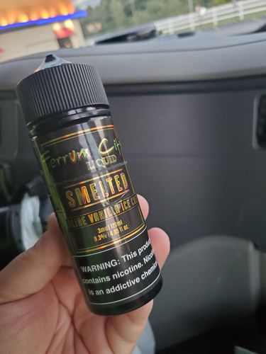 Customer photo review of Ferrum City E-Juice | Smelted 120ML