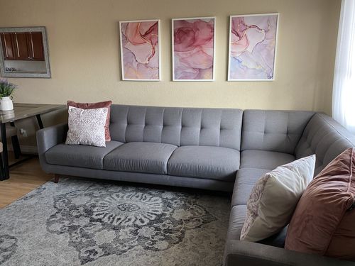 Customer photo review of Pastel Gold Canvas Prints