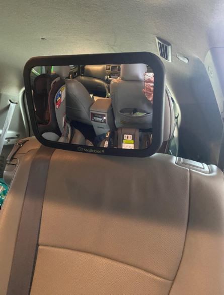 Customer photo review of Baby Car Mirror For Rear Facing Infant Car Seat