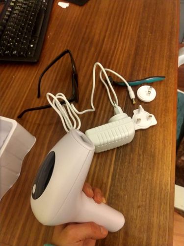Customer photo review of Upgraded IPL Laser Hair Removal Handset - Painless Electric Epilator