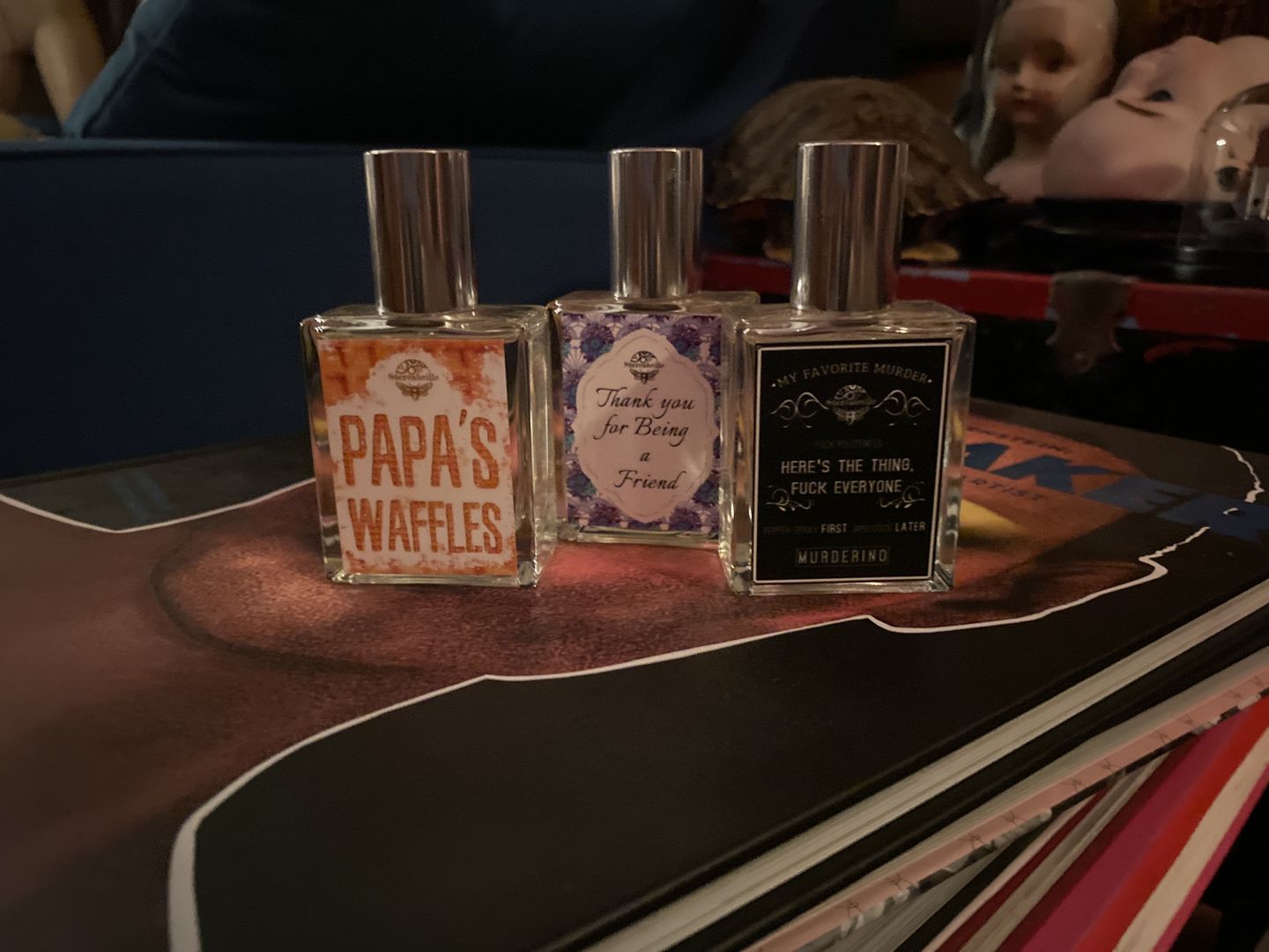Customer photo review of Here's the Thing, Fuck Everyone