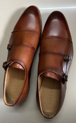 Customer photo review of Double Monk Straps Cap toe - Brown