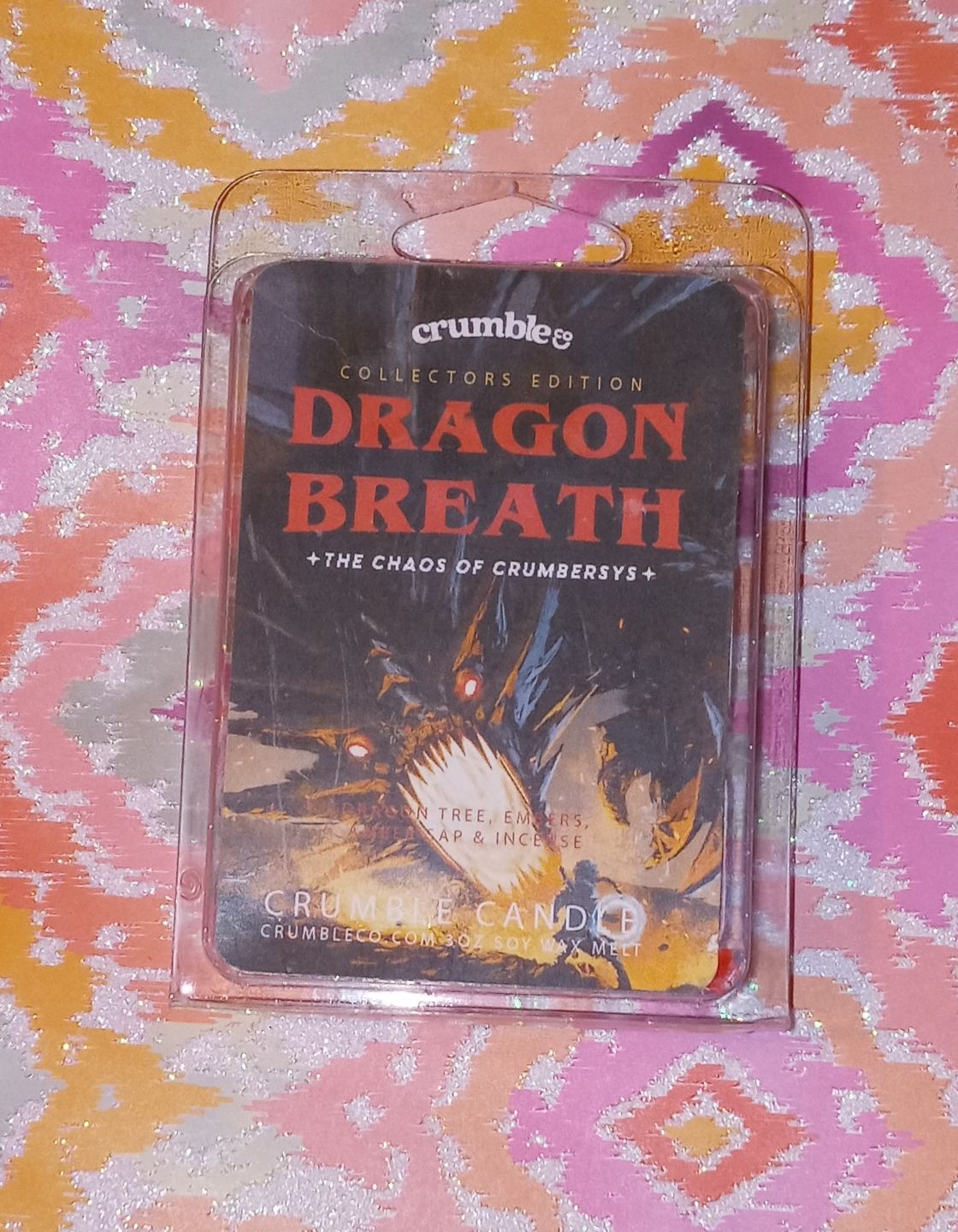 Customer photo review of Dragon Breath Wax Melts