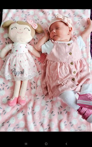 Customer photo review of Personalized Leyadoll (Strawberry) with Gift Bag - 2 Skin Tones
