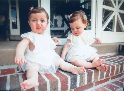 Customer photo review of Sophia lace romper