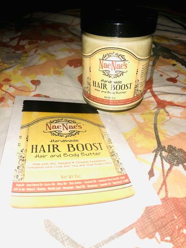 Customer photo review of Nae Nae's Hair Boost 9oz