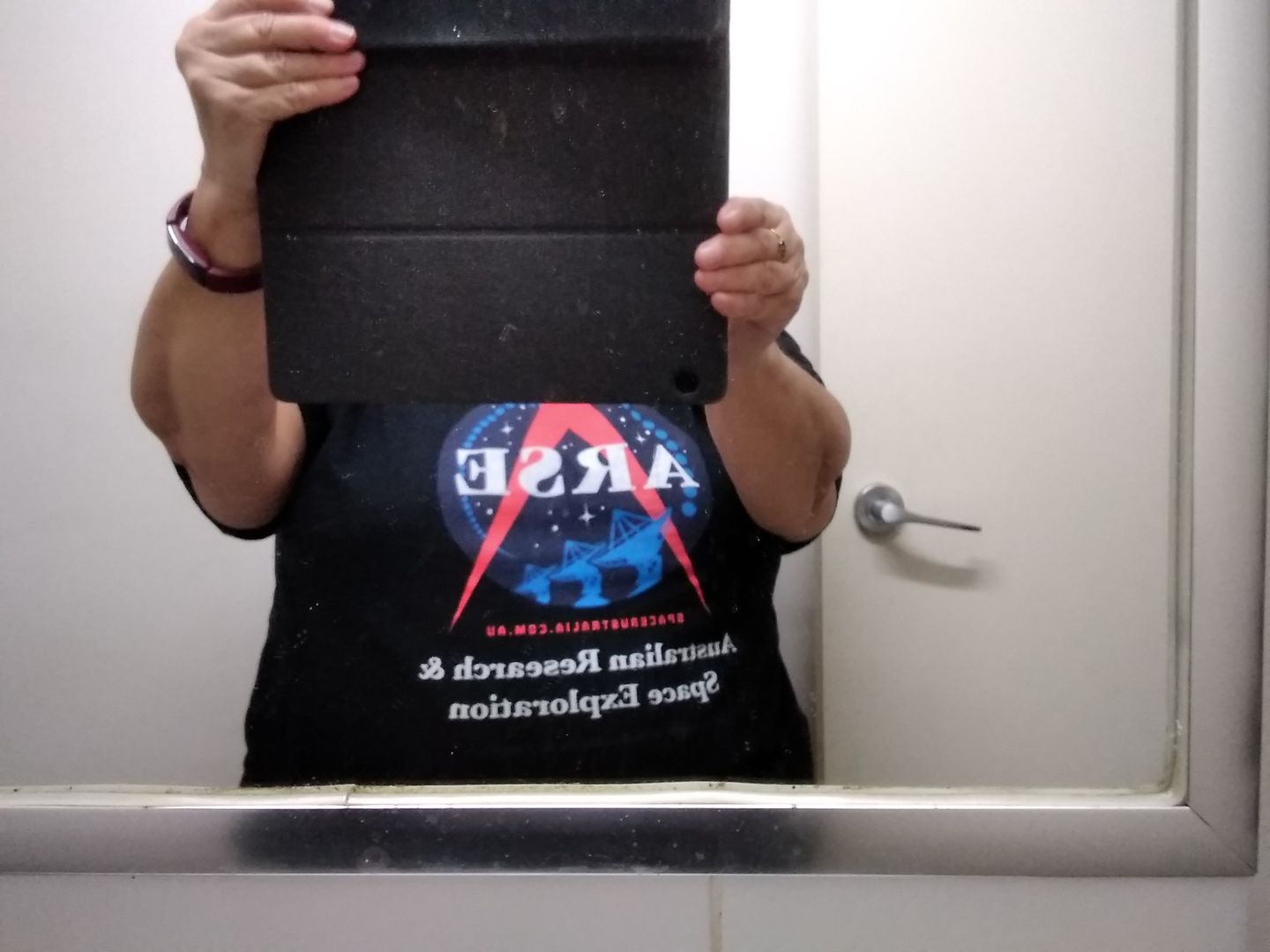 Customer photo review of Launch Tee - Black