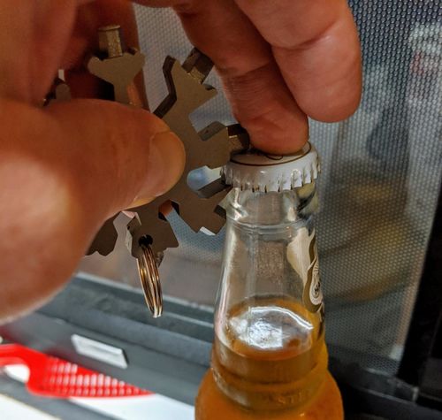 John D. review of Saker® 18-in-1 stainless steel snowflakes multi-tool