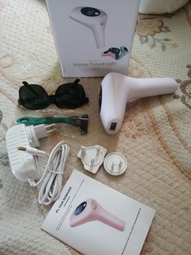 Customer photo review of Upgraded IPL Laser Hair Removal Handset - Painless Electric Epilator
