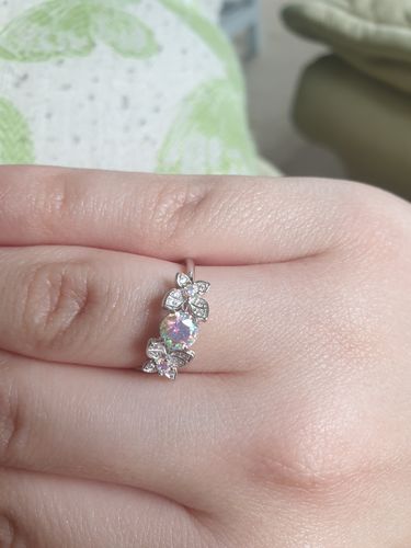 Customer photo review of Fairy Dreams Candle - 925 Sterling Silver Fairy Wing Ring Collection
