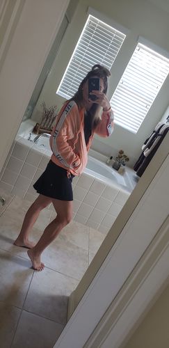 Customer photo review of Light As Air Jacket - Peach