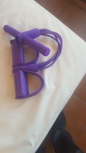 Customer photo review of Foot Pedal Resistance Elastic Pull Ropes Exercises