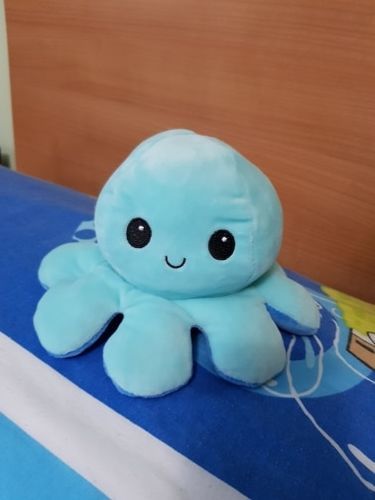 Customer photo review of Peluche octopus réversible