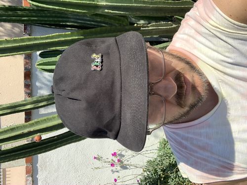 Customer photo review of Big Unstructured Snapback, Black