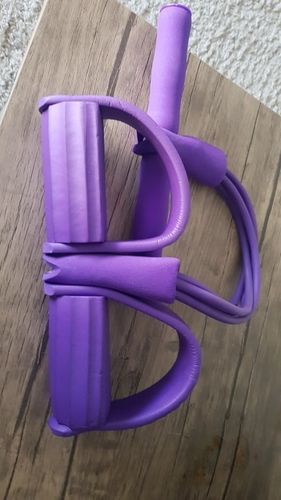 Customer photo review of Foot Pedal Resistance Elastic Pull Ropes Exercises
