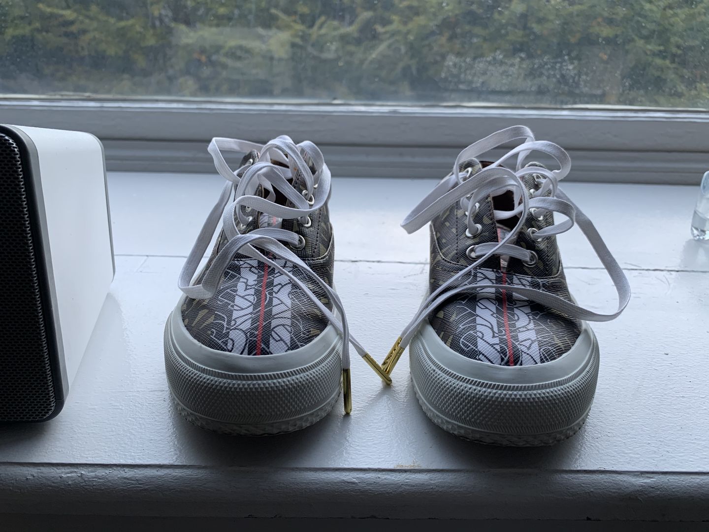 Customer photo review of Flat Waxed Cotton Shoe Laces