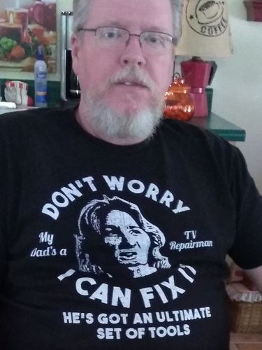 Customer photo review of Spicoli Fix It Premium Tee