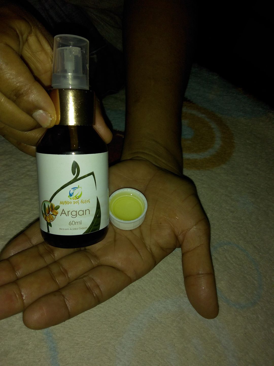 Customer photo review of Óleo de Argan