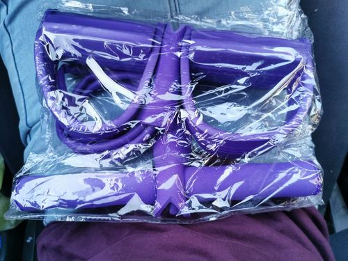Customer photo review of Foot Pedal Resistance Elastic Pull Ropes Exercises