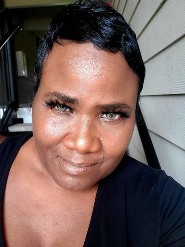 Customer photo review of Premium Gray Colored Contact Lenses