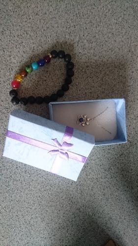 Customer photo review of Peakmart Pfotenkette mit Wunschfoto