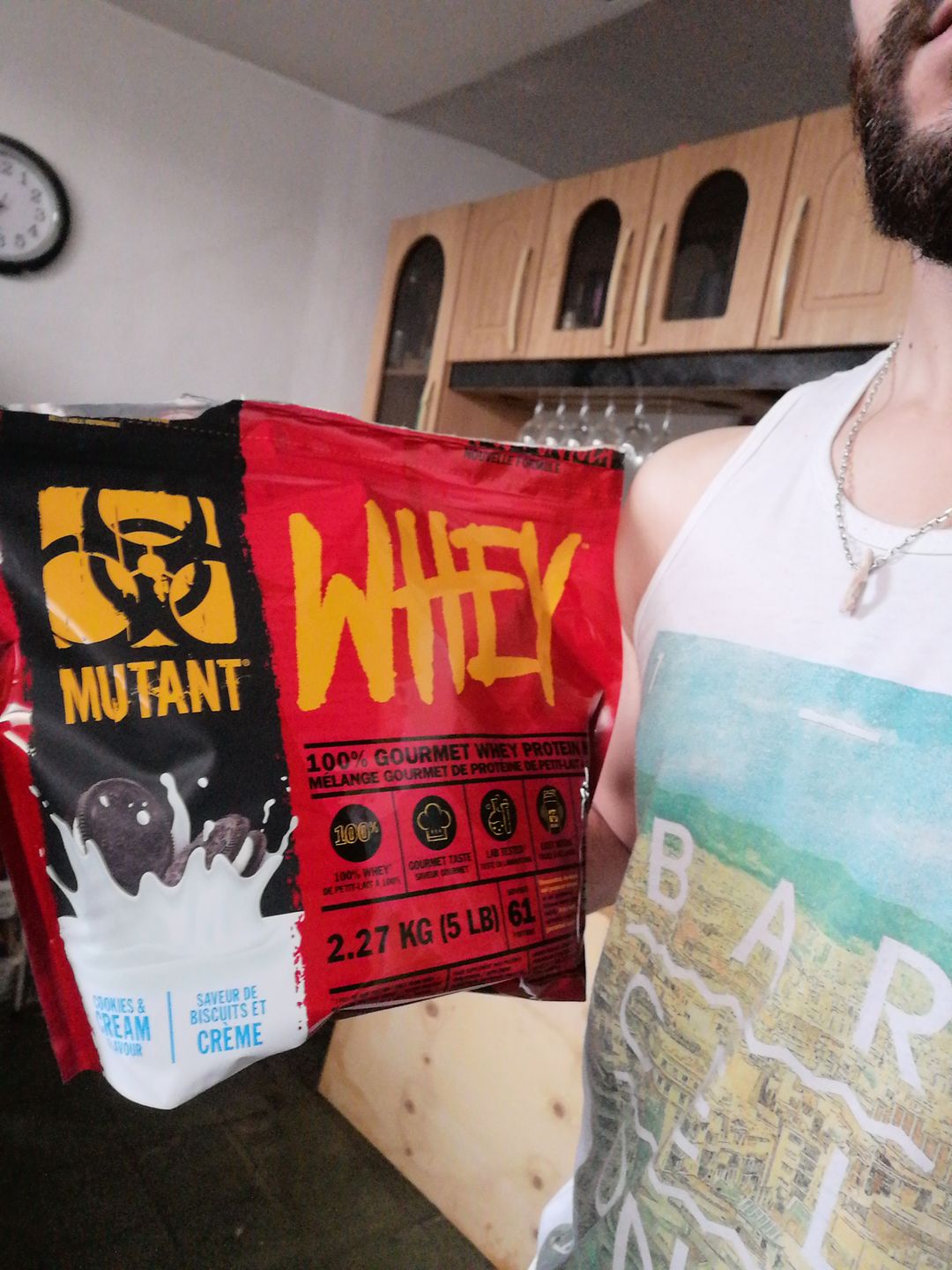 Customer photo review of Mutant Whey Proteina 5 Lb