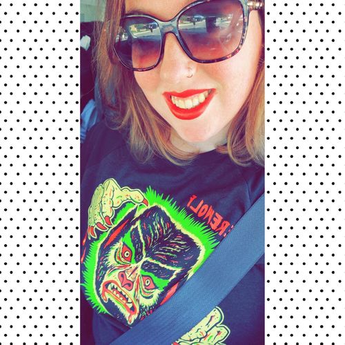 Customer photo review of FINAL SALE - Ben Cooper Unisex Werewolf Raglan - Vixen by Micheline Pitt