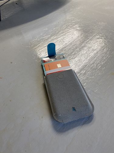 Customer photo review of Premium UltraSlim™ Wallet