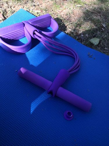 Customer photo review of Foot Pedal Resistance Elastic Pull Ropes Exercises