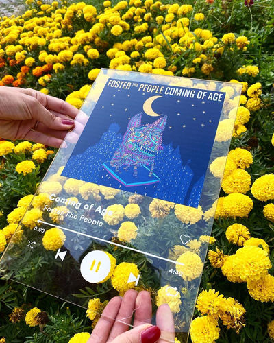 Customer photo review of PRINTEDIFY™ Custom Music Plaque