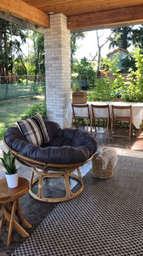 pier one papasan base