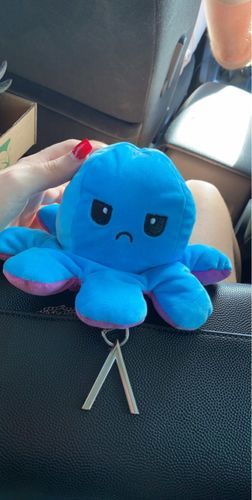 Customer photo review of Peluche octopus réversible