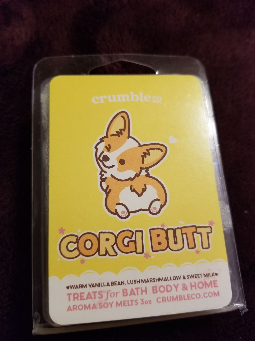 Customer photo review of Corgi Butt Wax Melts