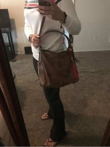 Customer photo review of Premium Hobo Handbag [2020 New Arrivals With GIFT]