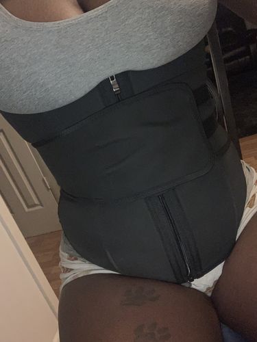 Customer photo review of LUX LATEX VEST - SINGLE BELT