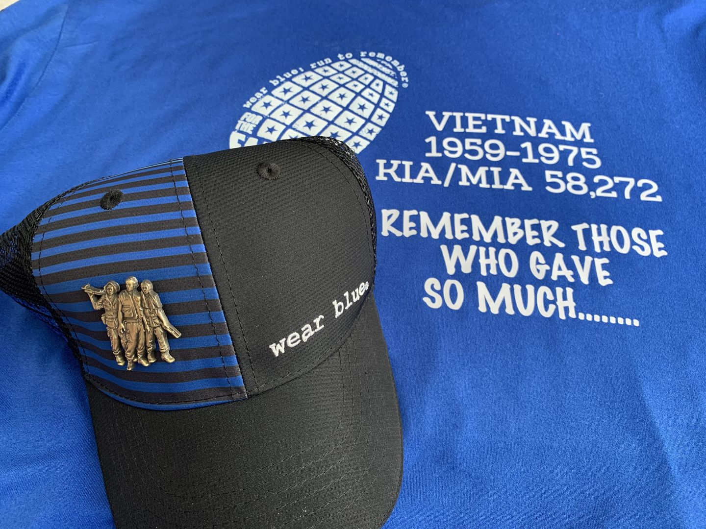 Customer photo review of Vietnam Veteran Pin