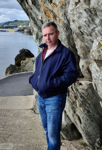Customer photo review of Mens Classic Harrington Jacket - Navy