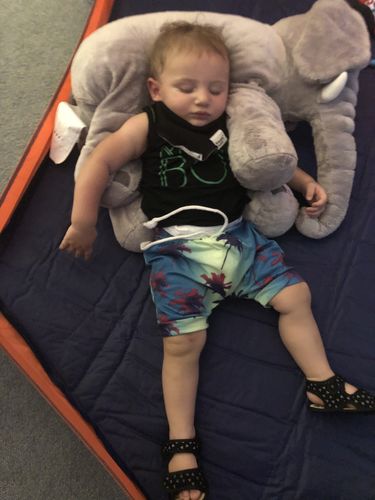Customer photo review of Pop N' Go® Mattress Cover