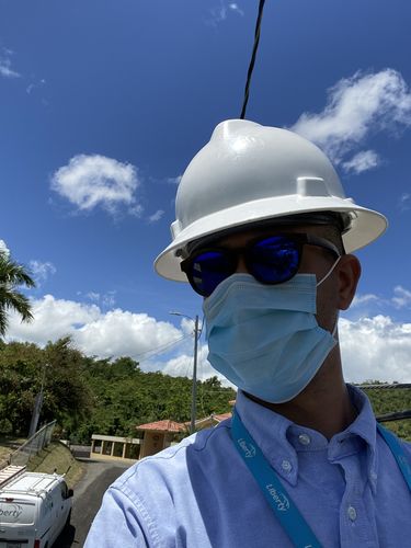 Customer photo review of Retro Blue