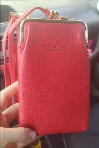 Customer photo review of Multi-Functional Crossbody Cell Phone Shoulder Bag