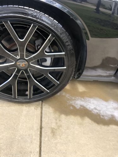 Customer photo review of blue shine™ | premium tire shine