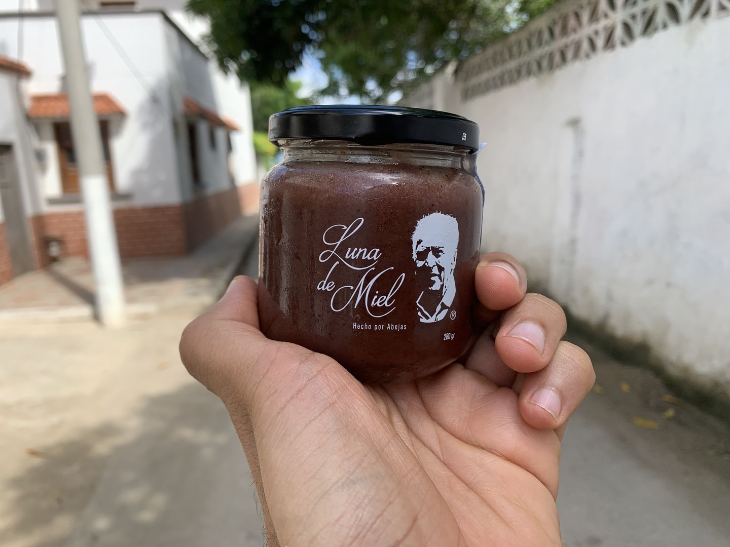 Customer photo review of Miel Cremada con arándanos